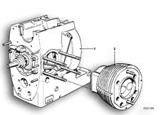 Goto diagram: BMW Classic Motorbike Model R 80, R 80 /7( ECE ), Category 11.05 Short engine / Cylinder with pistons :: Diagram: 11_1683