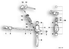 Goto diagram: BMW Classic Motorbike Model R 80 G/S( USA ), Category 11.30 Timimg gear - rocker arm/valves :: Diagram: 11_1699