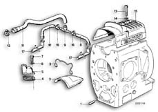 Goto diagram: BMW Classic Motorbike Model R 65 GS( ECE ), Category 11.10 ENGINE VENTILATION :: Diagram: 11_1714