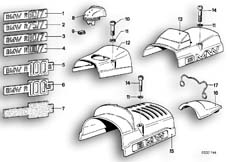 Goto diagram: BMW Classic Motorbike Model R 80 TIC( ECE ), Category 11.10 Cover :: Diagram: 11_1753