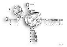 Goto diagram: BMW Classic Motorbike Model A61 (9251)( ECE ), Category 11.34 TIMING GEAR - INTAKE VALVE/EXHAUST VALVE :: Diagram: 11_1843