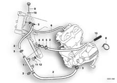Goto diagram: BMW Classic Motorbike Model F 650 94 (0161)( ECE ), Category 11.44 Lubrication syst., pipes :: Diagram: 11_1864