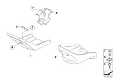 Goto diagram: BMW Classic Motorbike Model F 650 ST 97 (0163,0168)( USA ), Category 11.84 UNDERRIDE PROTECTION/CHAIN COVER :: Diagram: 11_1872