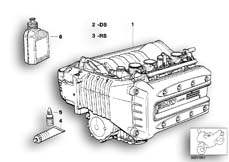Goto diagram: BMW Classic Motorbike Model K 1200 RS 01 (0547,0557)( ECE ), Category 11.05 Engine :: Diagram: 11_2080