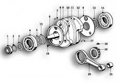 Goto diagram: BMW Classic Motorbike Model R51/3( ECE ), Category 11.25 CRANKSHAFT :: Diagram: 11_2608