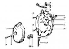 Goto diagram: BMW Classic Motorbike Model R51/2( ECE ), Category 11.05 COVER :: Diagram: 11_2619