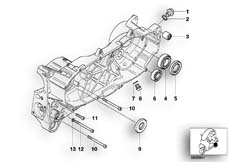 Goto diagram: BMW Classic Motorbike Model C1 200 (0192)( ECE ), Category 11.11 Engine housing mounting parts :: Diagram: 11_2905