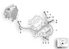Goto diagram: BMW Classic Motorbike Model F 650 GS Dakar 00 (0173,0183)( ECE ), Category 11.44 Lubrication syst., pipes :: Diagram: 11_2929
