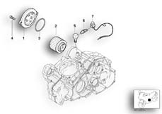 Goto diagram: BMW Classic Motorbike Model F 650 GS 00 (0172,0182)( USA ), Category 11.42 Oil filter :: Diagram: 11_2933