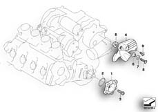 Goto diagram: BMW Classic Motorbike Model K 1200 R (0584,0594)( ECE ), Category 11.14 Engine housing cover, left :: Diagram: 11_3814