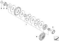 Goto diagram: BMW Classic Motorbike Model G 450 X (0145)( ECE ), Category 11.27 Torque limiter, primary drive :: Diagram: 11_4257
