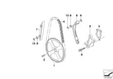 Goto diagram: BMW Classic Motorbike Model R nineT Scrambler (0J31, 0J33)( USA ), Category 11.34 TIMING CHAIN/CHAIN TENSIONER/SLIDE RAIL :: Diagram: 11_4277