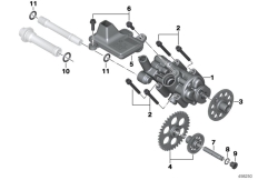 Goto diagram: BMW Classic Motorbike Model K 1600 GTL 17 (0F02, 0F12)( USA ), Category 11.41 Single parts for oil pump :: Diagram: 11_4712