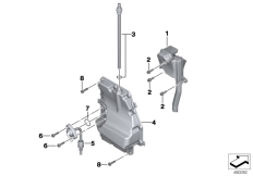 Goto diagram: BMW Classic Motorbike Model K 1600 Bagger (0F51, 0F53)( ECE ), Category 11.14 Oil carrier / Single parts :: Diagram: 11_4713