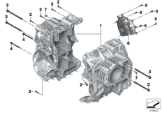 Goto diagram: BMW Classic Motorbike Model R 1200 GS 17 (0A81)( THA ), Category 11.11 Screw connection, crankcase :: Diagram: 11_5146