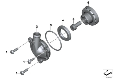 Goto diagram: BMW Classic Motorbike Model R 1200 GS 17 (0A51, 0A61)( ECE ), Category 11.15 ENGINE VENTILATION :: Diagram: 11_5165