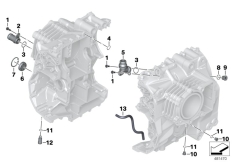 Goto diagram: BMW Classic Motorbike Model R 1200 GS (0A21)( BRA ), Category 11.11 Engine housing mounting parts :: Diagram: 11_5284