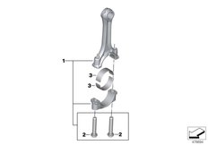 Goto diagram: BMW Classic Motorbike Model F 850 GS (0B09, 0B19)( ECE ), Category 11.24 Connecting rod with bearing :: Diagram: 11_6699