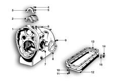 Goto diagram: BMW Classic Motorbike Model R51( ECE ), Category 11.10 Engine housing :: Diagram: 11p0003