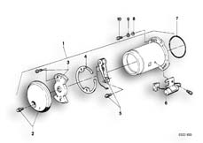 Goto diagram: BMW Classic Motorbike Model R 100 RS( USA ), Category 12.05 Ignition sensor :: Diagram: 12_0741