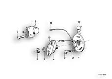Goto diagram: BMW Classic Motorbike Model R60/5( ECE ), Category 12.05 Ignition sensor :: Diagram: 12_0743