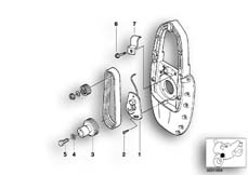 Goto diagram: BMW Classic Motorbike Model A61 (9251)( ECE ), Category 12.12 IGNITION SYSTEM/TRIGGER CONTACT :: Diagram: 12_0887