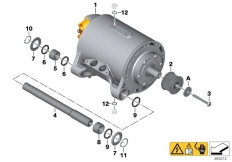 Goto diagram: BMW Classic Motorbike Model C evolution (0C03)( ECE ), Category 12.35 El. machine with fork bearing :: Diagram: 12_1862