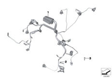 Goto diagram: BMW Classic Motorbike Model R nineT Scrambler (0J31, 0J33)( ECE ), Category 12.51 Engine wiring harness :: Diagram: 12_2129