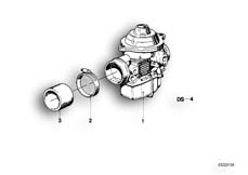 Goto diagram: BMW Classic Motorbike Model R 100 RS( USA ), Category 13.05 Carburettor :: Diagram: 13_0454
