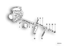 Goto diagram: BMW Classic Motorbike Model R 80 ST( ECE ), Category 13.05 CARBURETOR/THROTTLE CONTROL :: Diagram: 13_0473