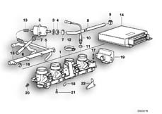 Goto diagram: BMW Classic Motorbike Model K 1100 LT (0526, 0536)( USA ), Category 13.54 THROTTLE HOUSING ASSY/CONTROL UNIT :: Diagram: 13_0522