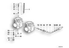 Goto diagram: BMW Classic Motorbike Model F 650 97 (0166)( USA ), Category 13.11 MIXTURE CONTROL :: Diagram: 13_0534