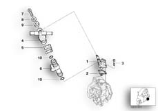 Goto diagram: BMW Classic Motorbike Model C1 200 (0192)( ECE ), Category 13.64 INJECTION VALVE :: Diagram: 13_0878