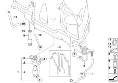 Goto diagram: BMW Classic Motorbike Model K 1200 S (0581,0591)( ECE ), Category 13.71 Idle-speed control system :: Diagram: 13_1302
