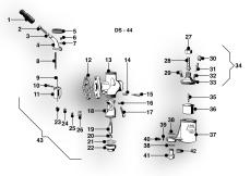 Goto diagram: BMW Classic Motorbike Model R6( ECE ), Category 13.05 Carburettor :: Diagram: 13p0001