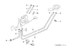 Goto diagram: BMW Classic Motorbike Model R 850 R 94 (0401,0406)( USA ), Category 16.13 Fuel tank ventilation/Attaching parts :: Diagram: 16_0267