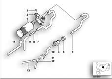 Goto diagram: BMW Classic Motorbike Model R 1200 C 97 (0424,0434)( USA ), Category 16.13 Activated Charcoal Filter/FUEL VENTILAT :: Diagram: 16_0352