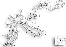 Goto diagram: BMW Classic Motorbike Model R 1100 S 98 (0422,0432)( ECE ), Category 16.13 Fuel tank ventilation/Attaching parts :: Diagram: 16_0366