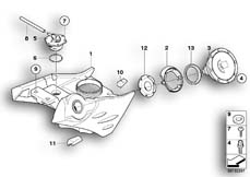 Goto diagram: BMW Classic Motorbike Model F 650 CS 04 (0177,0187)( USA ), Category 16.11 FUEL TANK/ATTACHING PARTS :: Diagram: 16_0518