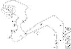 Goto diagram: BMW Classic Motorbike Model HP2 Sport (0458, 0468)( USA ), Category 16.13 Fuel tank ventilation :: Diagram: 16_0723