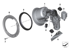 Goto diagram: BMW Classic Motorbike Model R nineT Pure (0J11, 0J13)( ECE ), Category 16.14 Fuel pump/filter :: Diagram: 16_1099