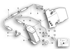 Goto diagram: BMW Classic Motorbike Model R 1150 R 01 (0429,0439)( ECE ), Category 17.21 OIL COOLER/OIL COOLING PIPE :: Diagram: 17_0208