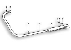 Goto diagram: BMW Classic Motorbike Model R25( ECE ), Category 18.05 Exhaust system :: Diagram: 18_0361