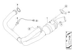 Goto diagram: BMW Classic Motorbike Model HP2 Sport (0458, 0468)( USA ), Category 18.51 Exhaust system parts with mounting :: Diagram: 18_0757