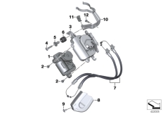 Goto diagram: BMW Classic Motorbike Model S 1000 XR (0D23)( BRA ), Category 18.51 Exhaust flap :: Diagram: 18_1115