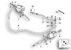 Goto diagram: BMW Classic Motorbike Model R 1100 S 98 (0422,0432)( USA ), Category 21.52 Clutch control :: Diagram: 21_0095