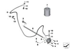 Goto diagram: BMW Classic Motorbike Model A40 (9X01, 9X02)( USA ), Category 21.52 Clutch control :: Diagram: 21_0257