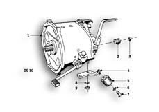 Goto diagram: BMW Classic Motorbike Model R25( ECE ), Category 23.05 Gearbox :: Diagram: 23_0834