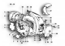 Goto diagram: BMW Classic Motorbike Model R51/3( ECE ), Category 23.05 4-speed gearbox :: Diagram: 23_0847