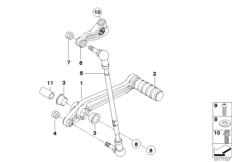 Goto diagram: BMW Classic Motorbike Model K 1200 GT (0587,0597)( ECE ), Category 23.41 External gearshift parts/Shift lever :: Diagram: 23_0974